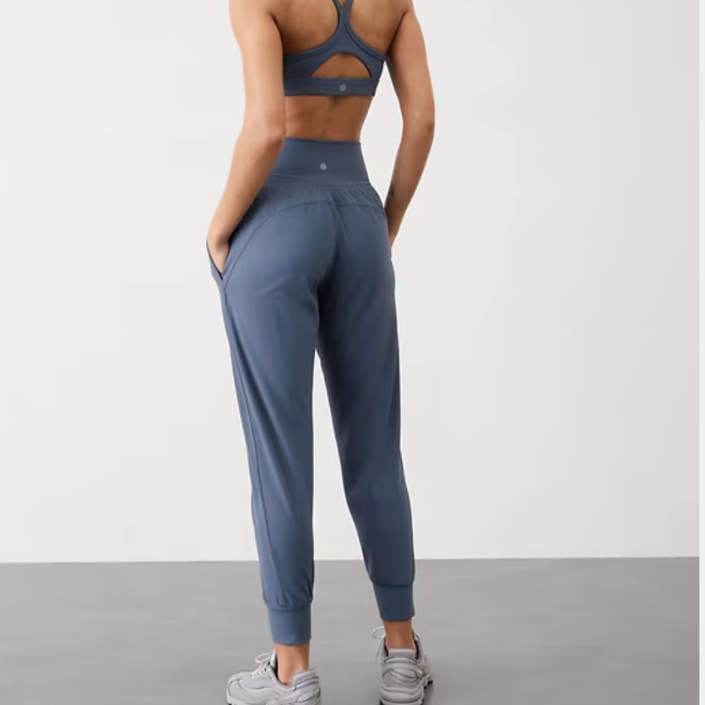 Athleta Salutation High Rise Jogger Size XS Light Gray/Brown - Picture 10 of 10